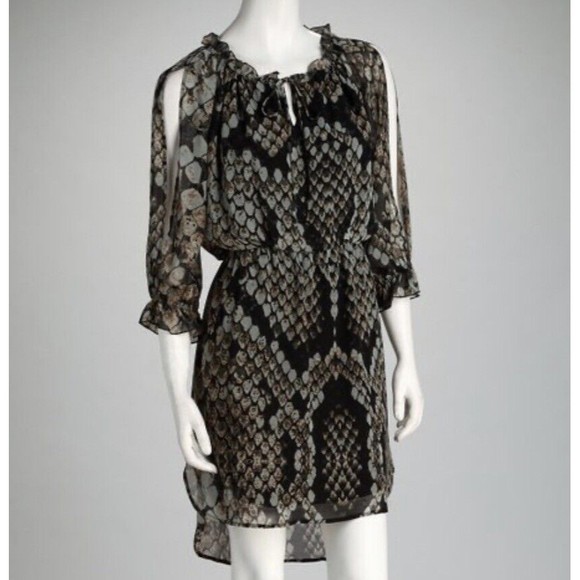 Jessica Simpson Collection Snakeskin Pattern Dress Size 6 NWT MSRP: $128 - Picture 1 of 7